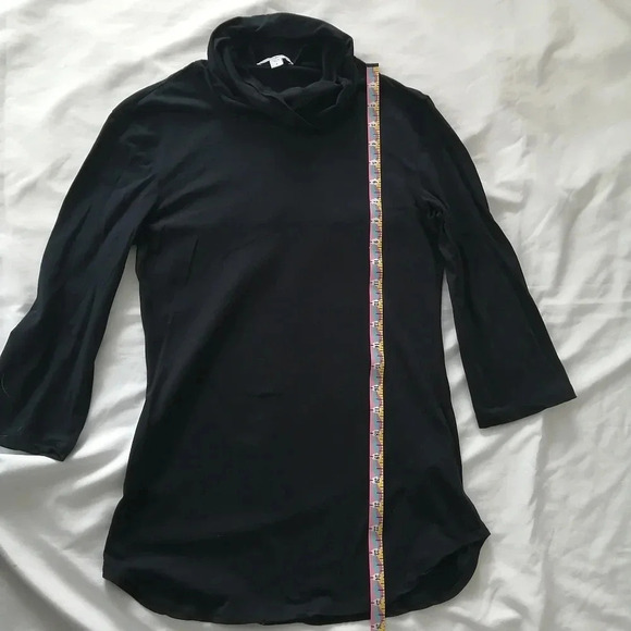 James Perse 3/4 Sleeve Lightweight Cowl Neck Top Size 3 (Large) Minimal - Picture 12 of 14